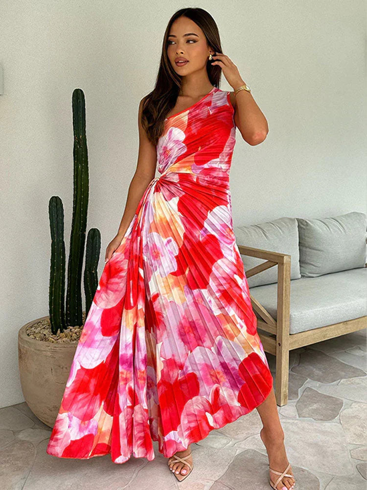 R&B | Damen Langrock Kleid Elegant und Fließend