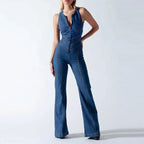 R&B | Bodycon Rückenfreier Herz Jumpsuit