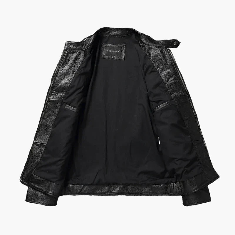 R&B | Bikerjacke Im Klassischen Moto-Style - Schmal Geschnittene Modische Übergangsjacke für Freizeit und Alltag