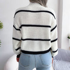 R&B | Lässiger Gestreifter Pullover