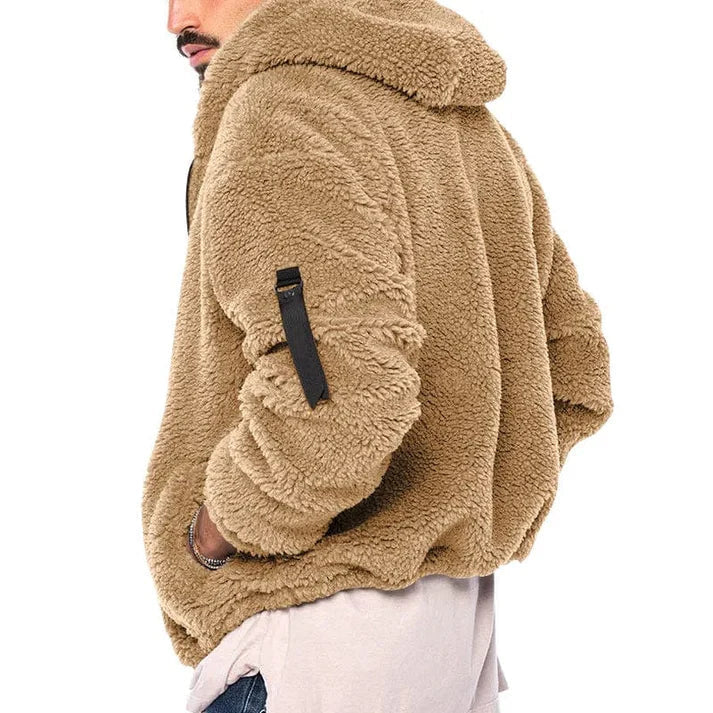 R&B | Herren Kapuzen-Fleecejacke