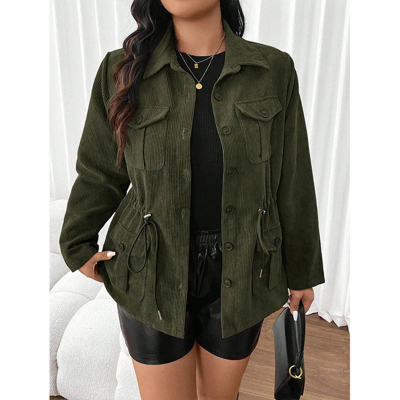 R&B | Cordjacke mit Taschen für Damen