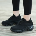 Schwarze StrickAirSneaker R&B