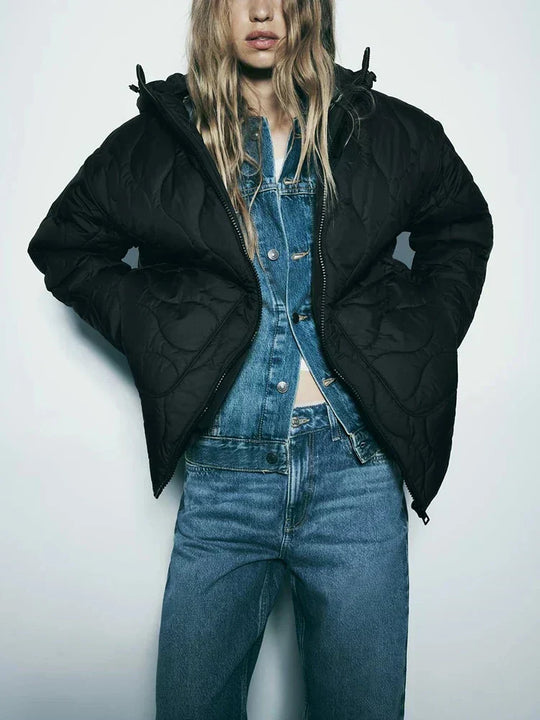 R&B | Gepolsterte Kapuzenjacke