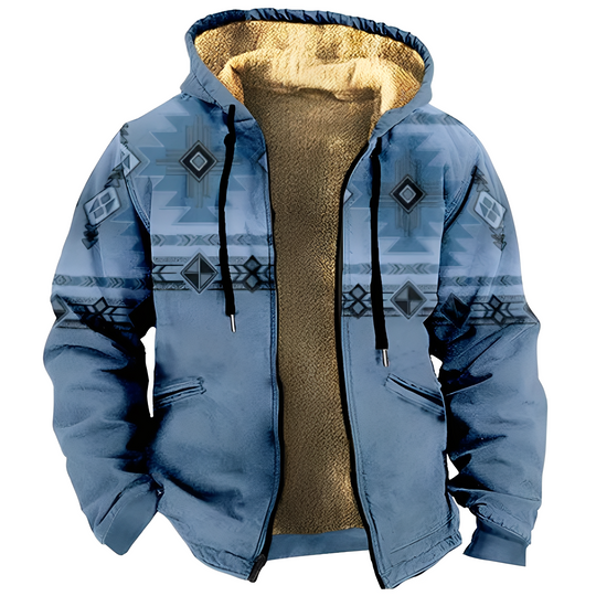 R&B | Kapuzenjacke im Tribal-Stil für Herren
