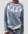 R&B | Damen-Wollpullover, elegant und locker geschnitten