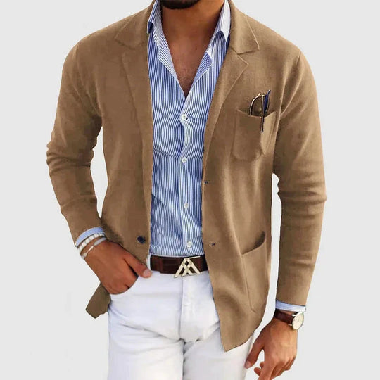 R&B | Formeller Herrenblazer mit Reverskragen und Knopftaschen