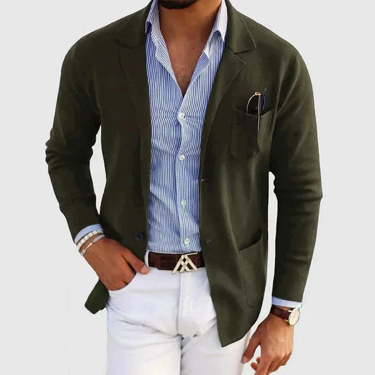 R&B | Formeller Herrenblazer mit Reverskragen und Knopftaschen