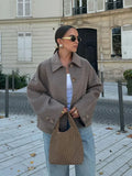 R&B | Übergröße Wollmischjacke