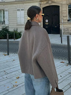 R&B | Übergröße Wollmischjacke