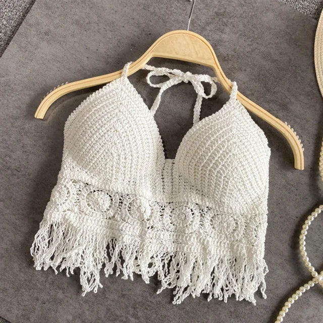 R&B | Häkel Bikini Bh Im Boho Stil mit Quaste