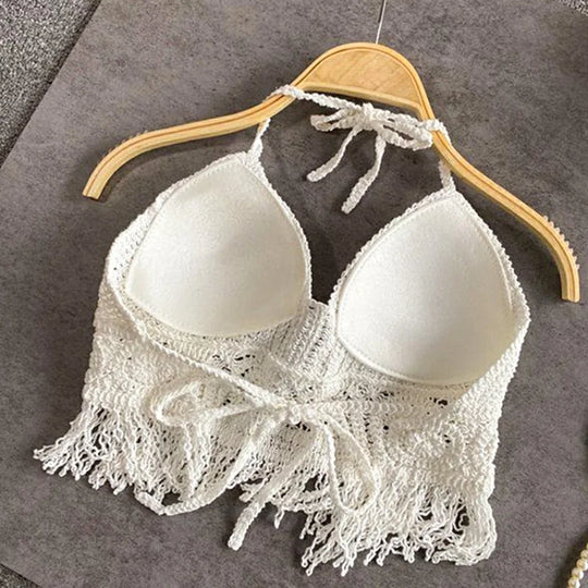 R&B | Häkel Bikini Bh Im Boho Stil mit Quaste