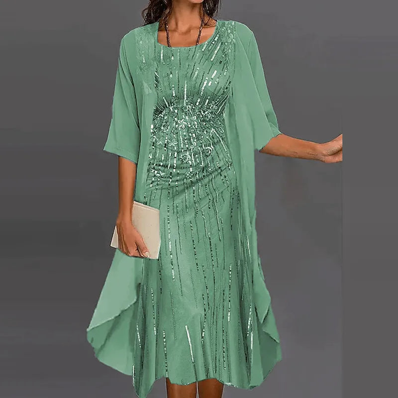 Heidi-Mode | Elegantes individuelles Bedrucktes Kleid