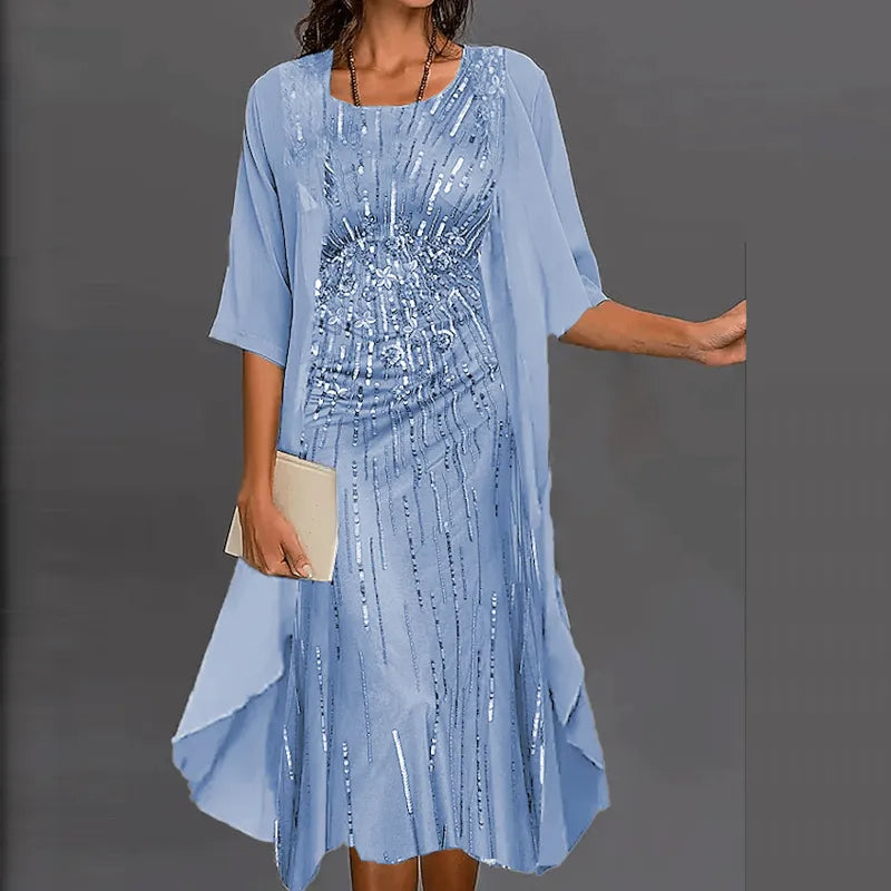 Heidi-Mode | Elegantes individuelles Bedrucktes Kleid