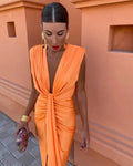 Glänzendes Partykleid