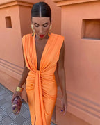 Glänzendes Partykleid