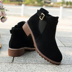 R&B | Runde Zehen Plattform Freizeitstiefel für Frühling und Herbst