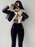 R&B | robuste fleecegefütterte kurze Jacke