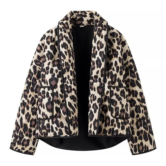 R&B | Blazer mit Leopardenmuster