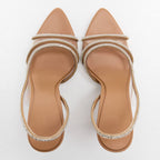 R&B |  Elegante High-Heeled Sandalen - Stiletto Slingback Peep Toe Schuhe