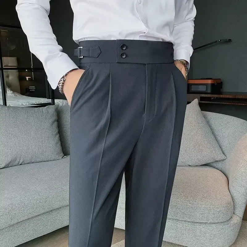 R&B | Chic Hochtaillierte Chinohose