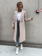R&B | Elegante Doppelreihige Jacke Wolle und Polyester Klassisch, Warm