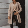 R&B | Übergcoat - Wollmischung - Maßgeschneiderte Passform - Klassischer Reverskragen - Elegantes Design