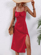 Langes Boho Kleid mit Blumenmuster für Damen