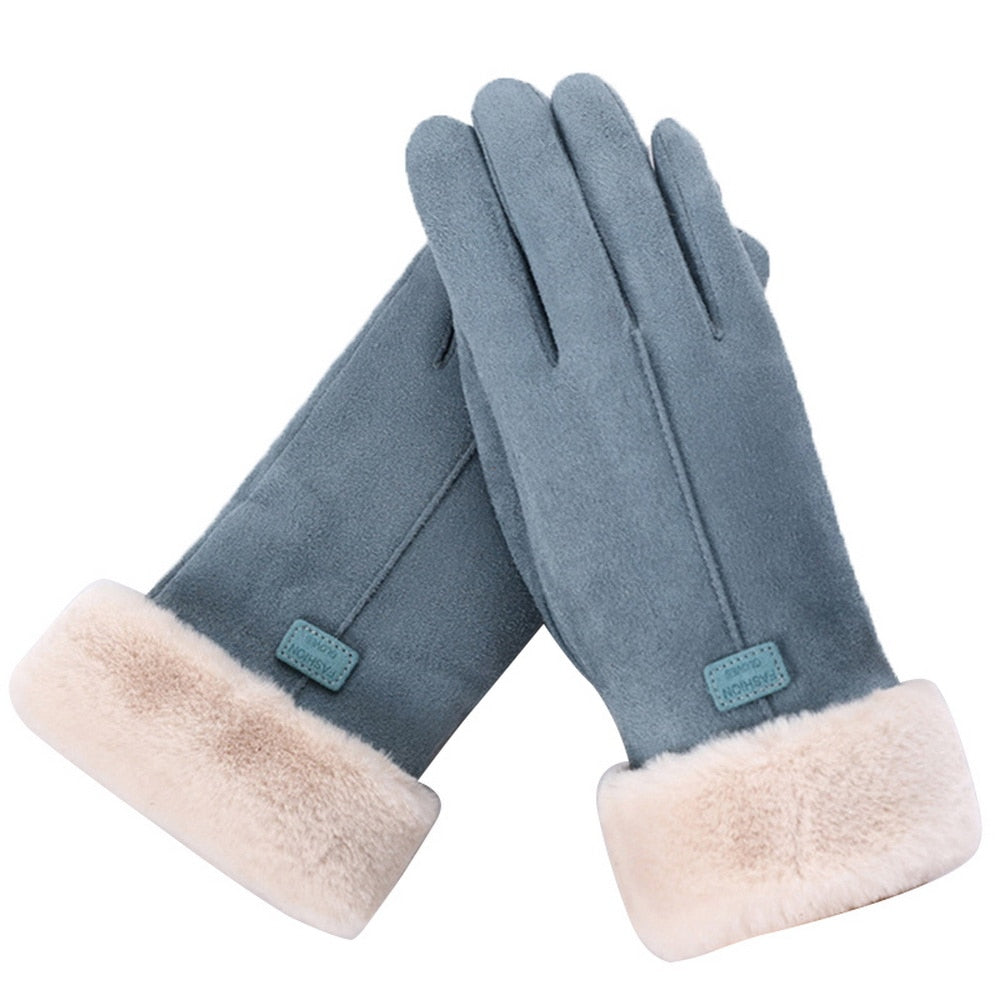 R&B | Schicke und Stilvolle Winter Furry Handschuhe für Frauen