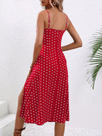 Langes Boho Kleid mit Blumenmuster für Damen