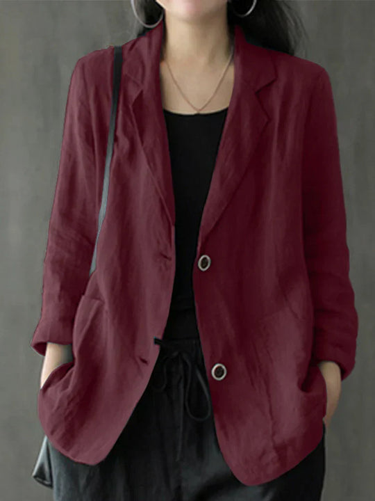 R&B | Casual-Jacke mit Knöpfen für Damen