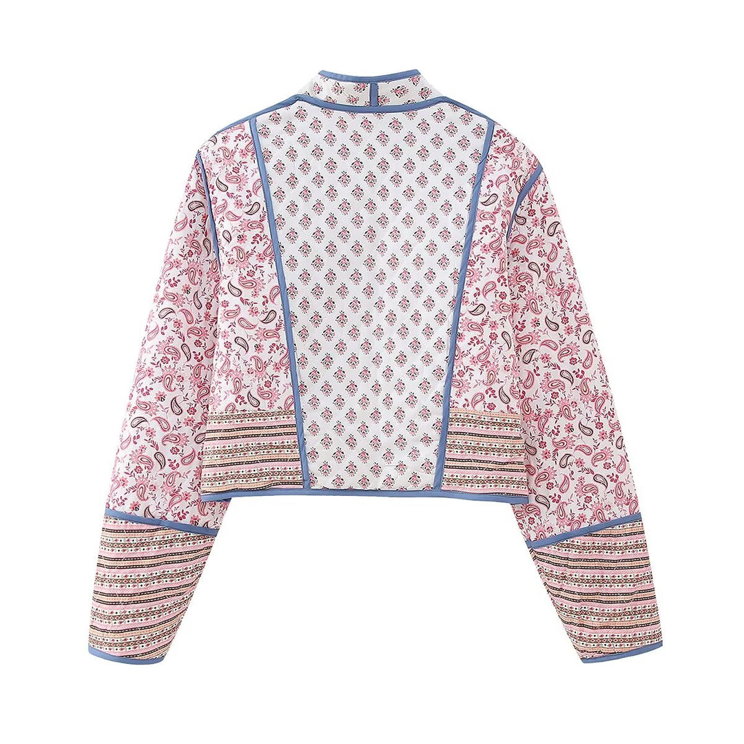 R&B | Damenjacke mit Blumenmuster