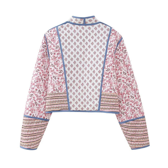 R&B | Damenjacke mit Blumenmuster