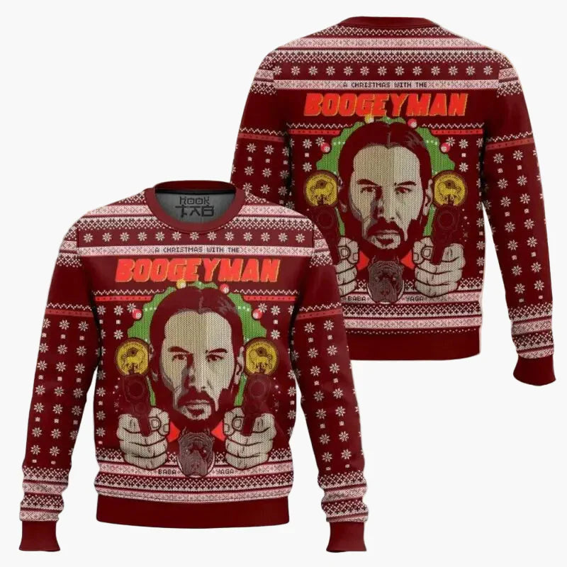 R&B | Hässlicher Weihnachtspullover - Lustiger "Wick-Mas" Pullover für Fans, Weihnachten, Party