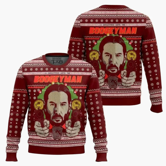 R&B | Hässlicher Weihnachtspullover - Lustiger "Wick-Mas" Pullover für Fans, Weihnachten, Party