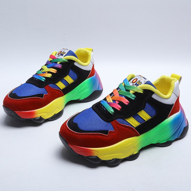 Bunte grobe Sneaker