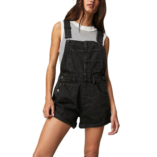 R&B | Ärmelloses Denim Overall Jumpsuit für Frauen