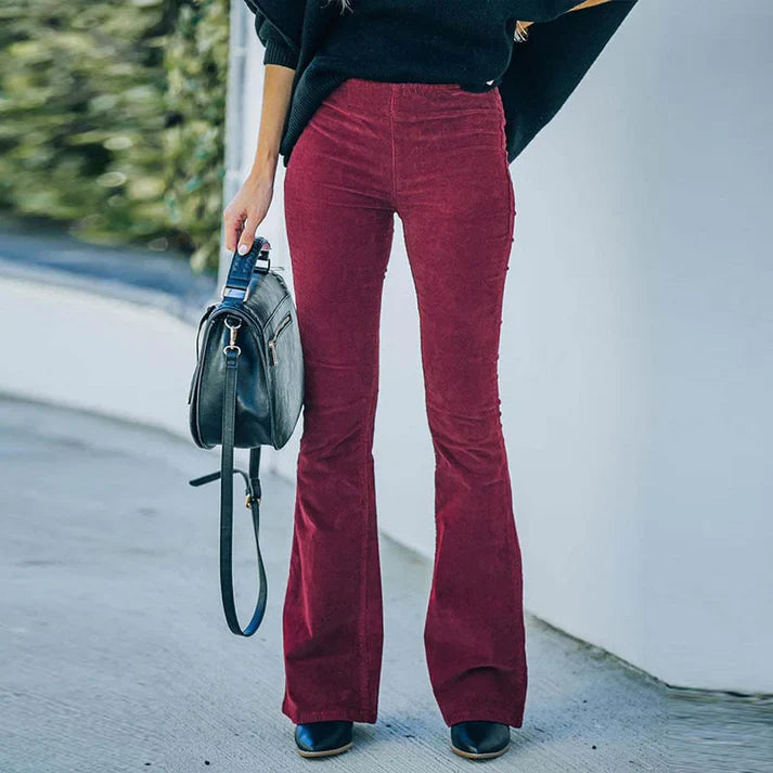 R&B | Frauen Corduroy Flare Hose