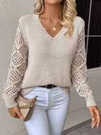 R&B | Couture V-Ausschnitt Pullover