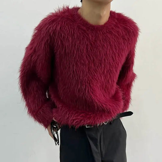 R&B | Luxus Lange Ärmel Einfarbig Pullover
