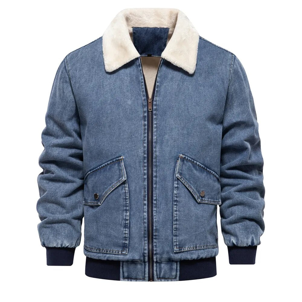 R&B | Herren Jeansjacke warm gefüttert