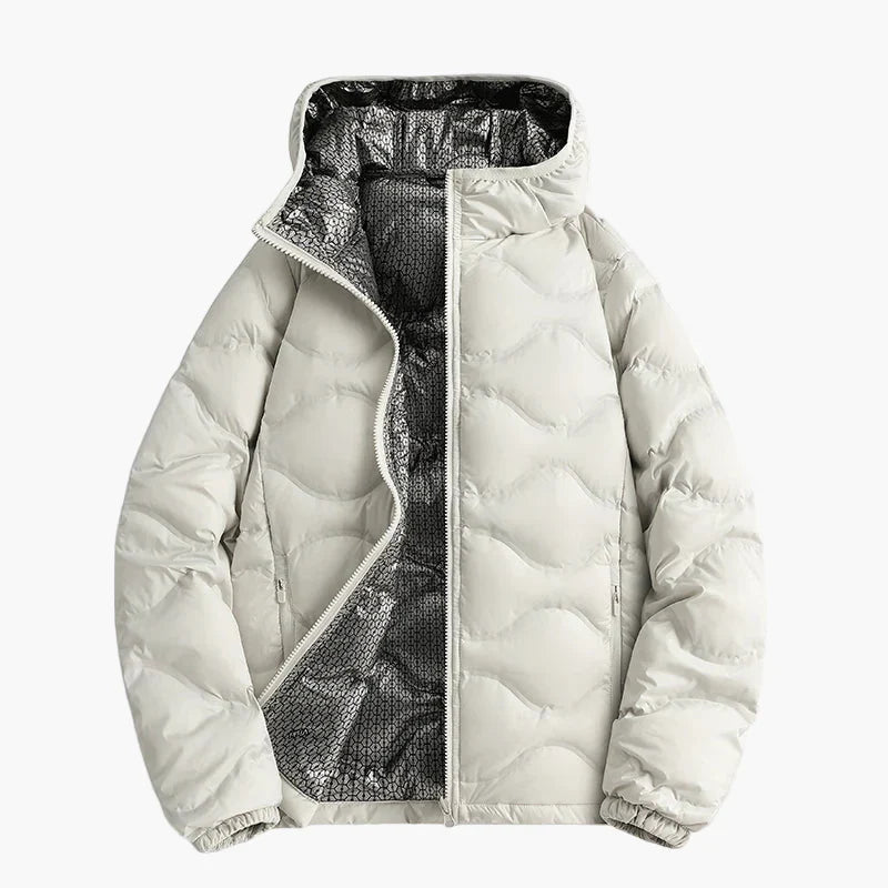 R&B | Steppjacke mit Kapuze - Winter Outdoor Freizeitjacke
