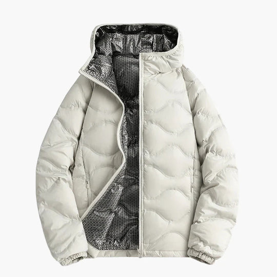 R&B | Steppjacke mit Kapuze - Winter Outdoor Freizeitjacke