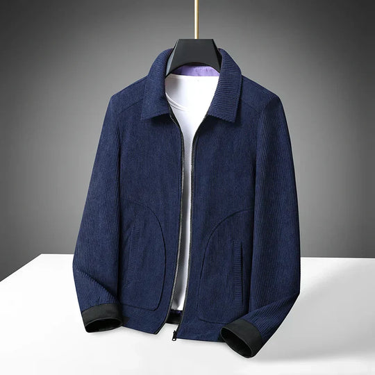 R&B | Cordjacke für Herren mit Reißverschluss