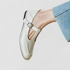 Orthopädische Mary Jane Schuhe mit niedrigem Absatz R&B