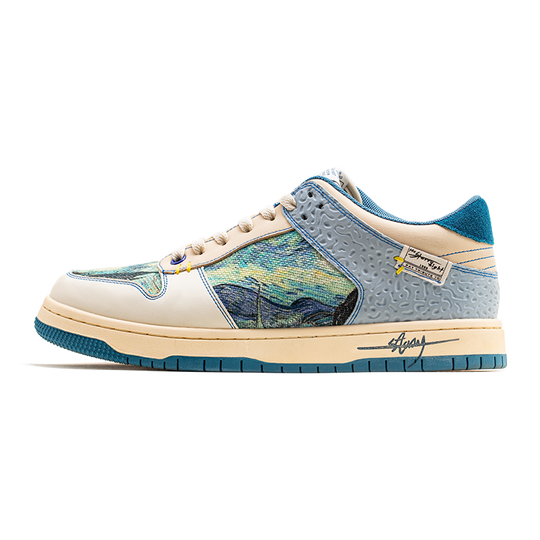 R&B | Gogh Starry Night Inspirierte Sneakers