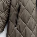 R&B | Lässige Knielange Jacke mit Reißverschlussdetail