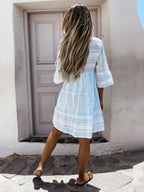 R&B | Leichtes Boho Kleid mit Fröhlichem Muster Perfekt für Sommerliche Anlässe