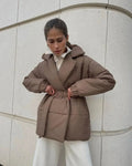 R&B | Pufferjacke mit Gürtel