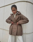 R&B | Pufferjacke mit Gürtel